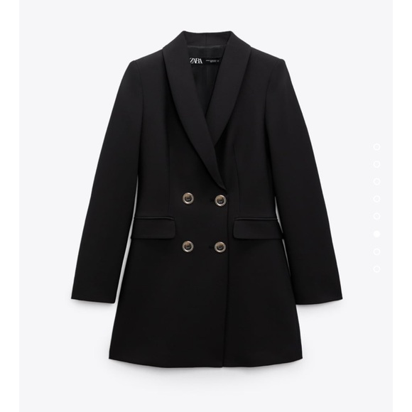 NWT Zara Double Breasted Blazer, size M - Picture 9 of 13